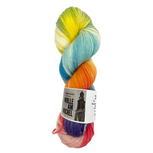 #Nadschiba "Regenbogen Kollektion" - handgefärbte Sockenwolle 4-fach