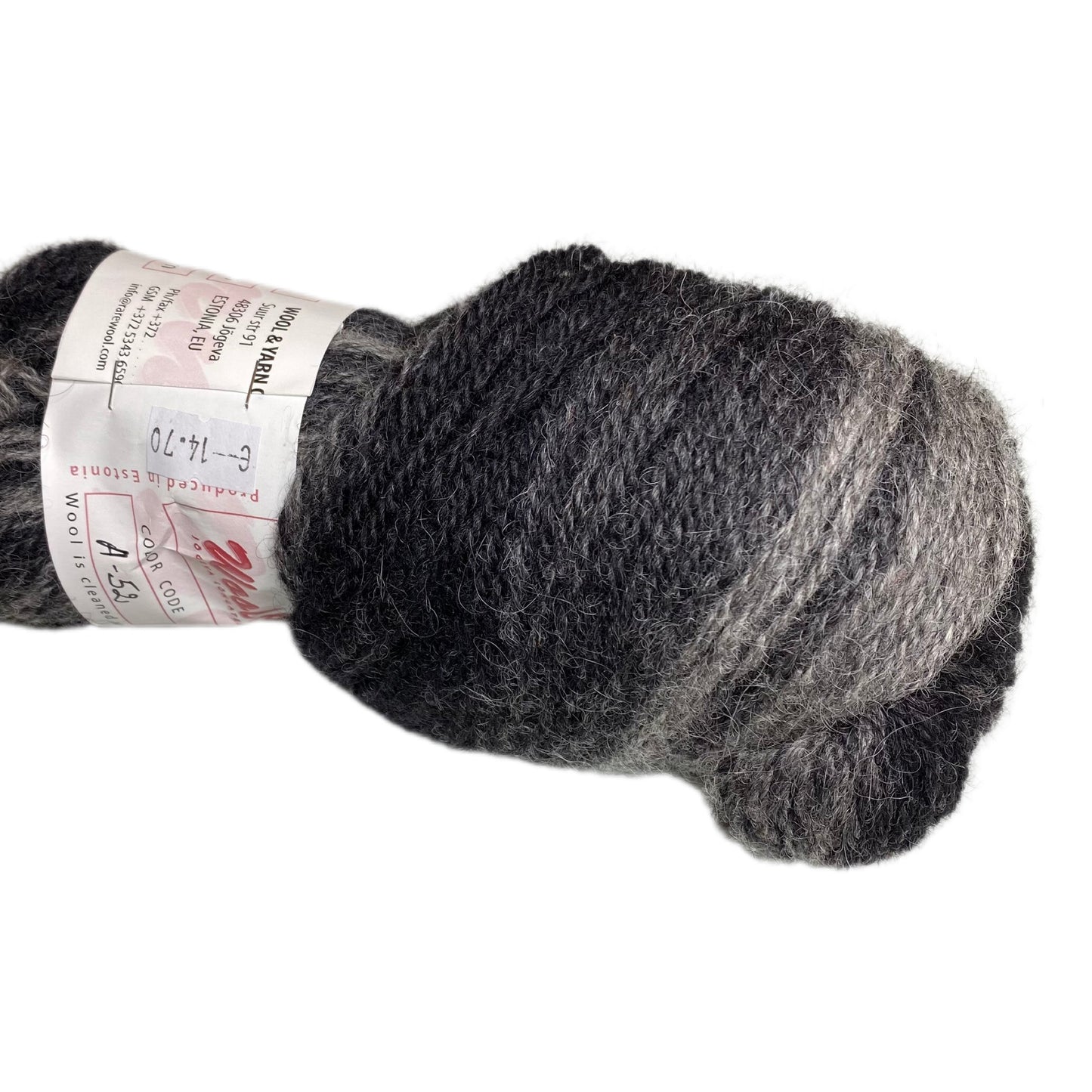 Wool & Yarn 4/3 - Jõgeva Estonia | 133 m -100 gr | 100% Schurwolle| Farbe A-52