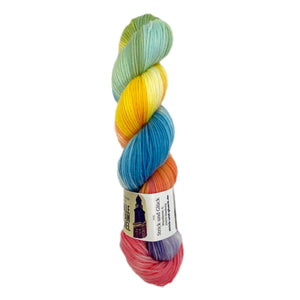 "Arwetta" Art "Regenbogen Kollektion" - handgefärbte Sockenwolle 4-fach