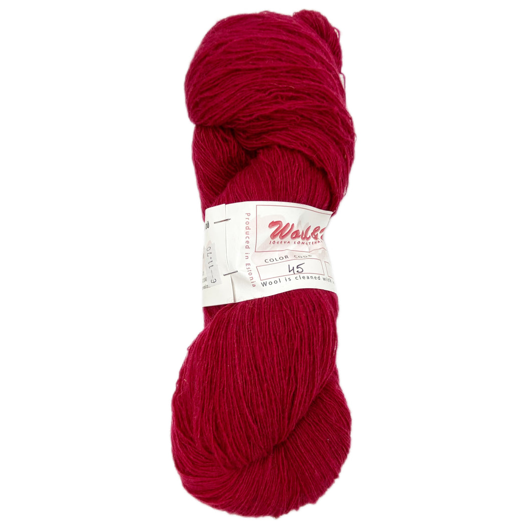 Wool & Yarn 8/1 einfarbig - Farbe 45 | Jõgeva Estonia | 800 m -100 gr | 100% Schurwolle