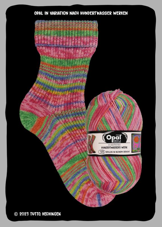 Kollektion nach Hundertwasser Edition 4 - Sockenwolle 4-fach