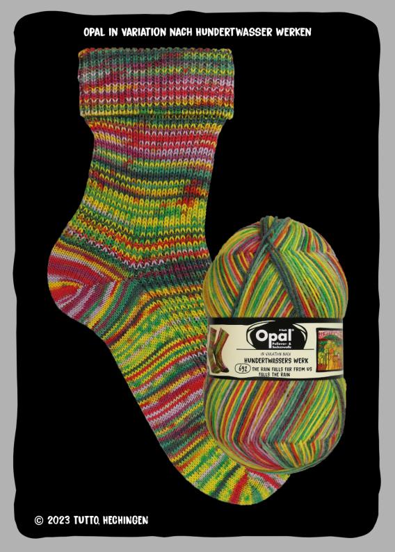 Kollektion nach Hundertwasser Edition 4 - Sockenwolle 4-fach