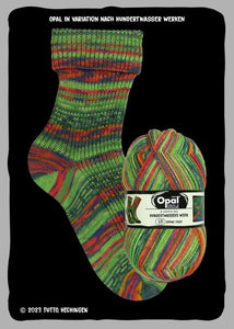 Kollektion nach Hundertwasser Edition 4 - Sockenwolle 4-fach