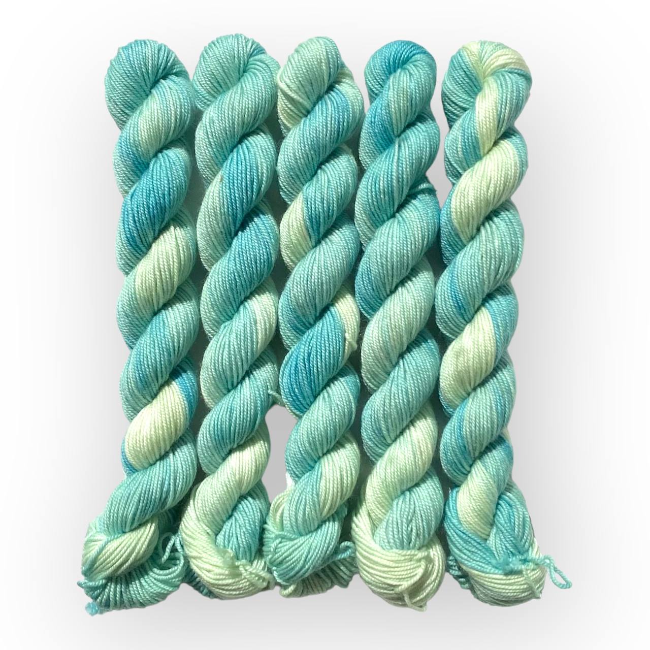 online sockenwolle	River Awaken	Mini SoftStep - handgefärbte Sockenwolle