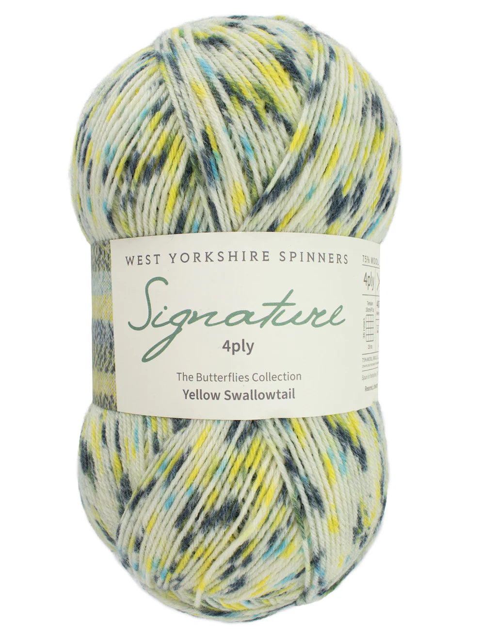 Detailansicht Strickstück aus Signature 4Ply Butterflies – Wolle in Hamburg kaufen