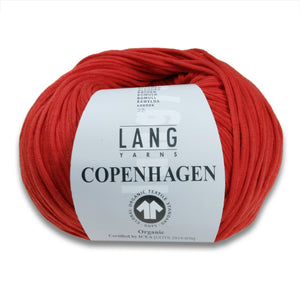 COPENHAGEN (GOTS) - Lang Yarns | 90/50|100% Baumwolle (Certified organic cotton)