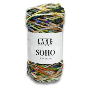 SOHO - Lang Yarns | 180/100|80% Schurwolle (Merino fine)  12% Polyamid  8% Polyacryl  Superwash
