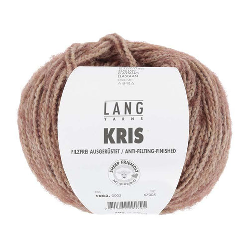 KRIS - Lang Yarns | 90/50|85% Wolle ((Merino extrafine - mulesing free)  12% Polyamid  3% Elasthan  filzfrei ausgerüstet