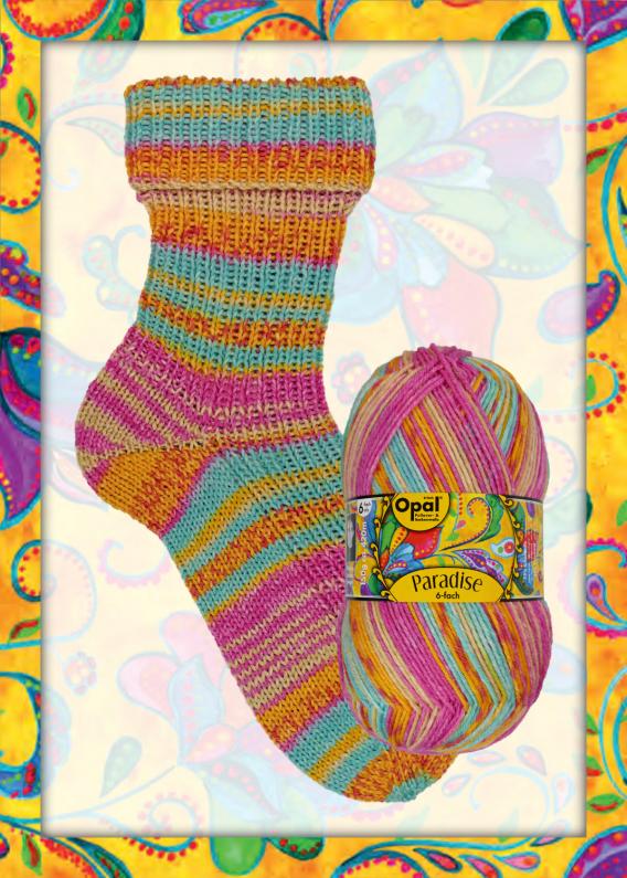 Paradise 6-fach - Opal l 150 gr / 420 m l 75% Schurwolle (superwash) / 25% Polyamid