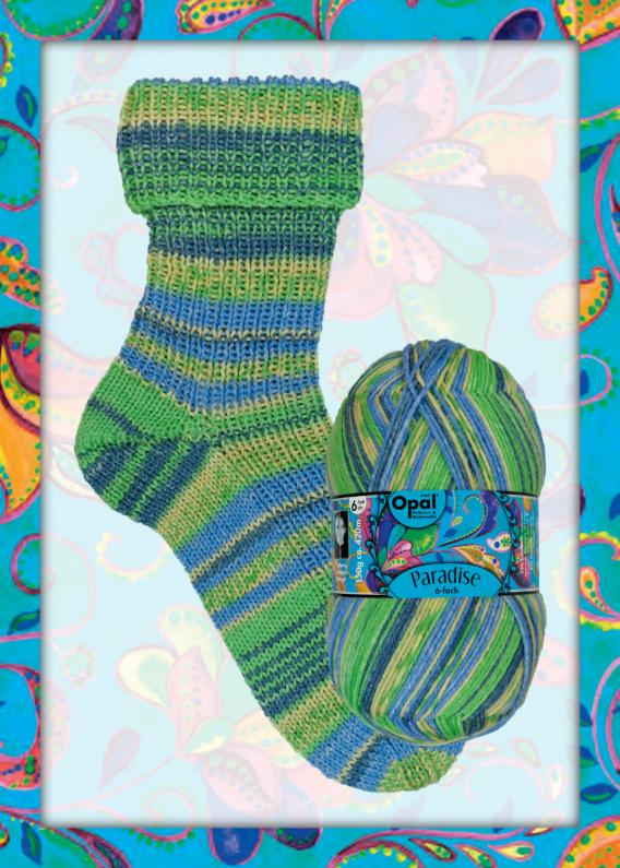 Paradise 6-fach - Opal l 150 gr / 420 m l 75% Schurwolle (superwash) / 25% Polyamid