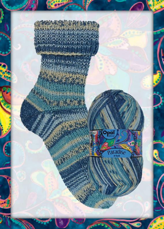 Paradise 6-fach - Opal l 150 gr / 420 m l 75% Schurwolle (superwash) / 25% Polyamid