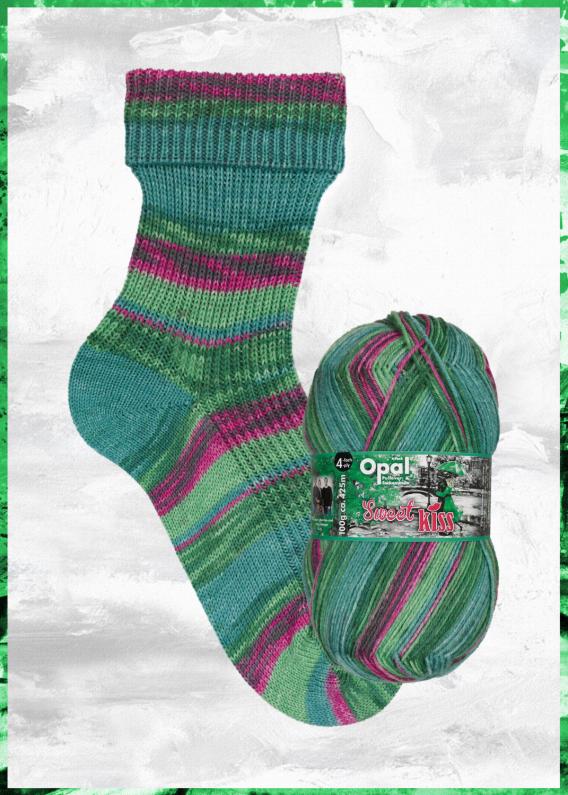 Hamburg Wolle kaufen	11262 - Sinnlichkeit	Opal Sweet Kiss Kollektion 4-fach Sockenwolle