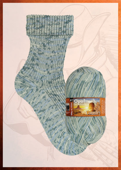 Wolle kaufen Hamburg	Opal Country 4-fach Sockenwolle