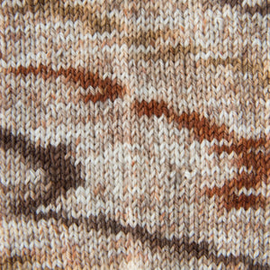 Luxus Sock Yarn Fr. 5108 - Mayflower, Handgefärbt, 75% Reine Schurwolle Superwash, 25% Nylon (Polyamid)