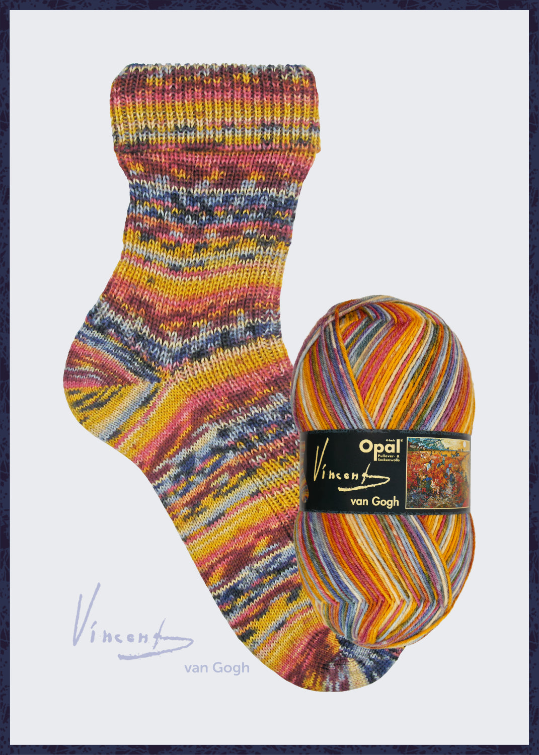 Collection Vincent van Gogh - Sockenwolle 4-fach
