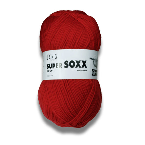 SUPER SOXX 6-FACH/6-PLY - Lang Yarns | 410/150|75% Schurwolle  Superwash  25% Polyamid
