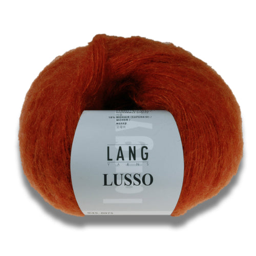 LUSSO - Lang Yarns | 180/25|36% Wolle (Merino extrafine)  27% Seide  19% Kamel (Baby)  18% Mohair (Superkid)