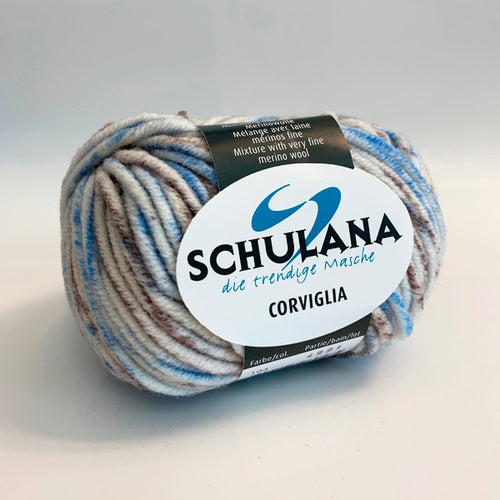 Corviglia-Print von Schulana -  60% Schurwolle  40% Polyacryl  50 g = ca. 65 m
