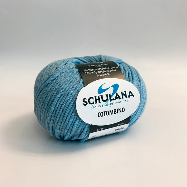 Cotombino von Schulana -  76% Baumwolle  24% Polyamid  50 g = ca. 115 m