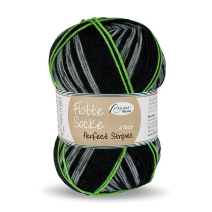 Hamburg Wolle kaufen	Flotte Socke "Perfect Stripes" - 4-fädig Sockenwolle
