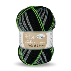 Hamburg Wolle kaufen	Flotte Socke "Perfect Stripes" - 4-fädig Sockenwolle