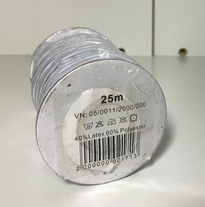 Gummikordel 3mm Meterware -  40% Latex, 60% Polyester
