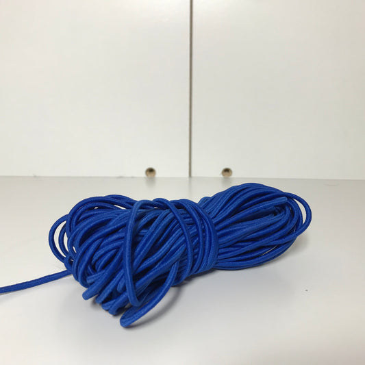Gummikordel 3mm 7,4 m-  dunkelblau, 40% Latex, 60% Polyester