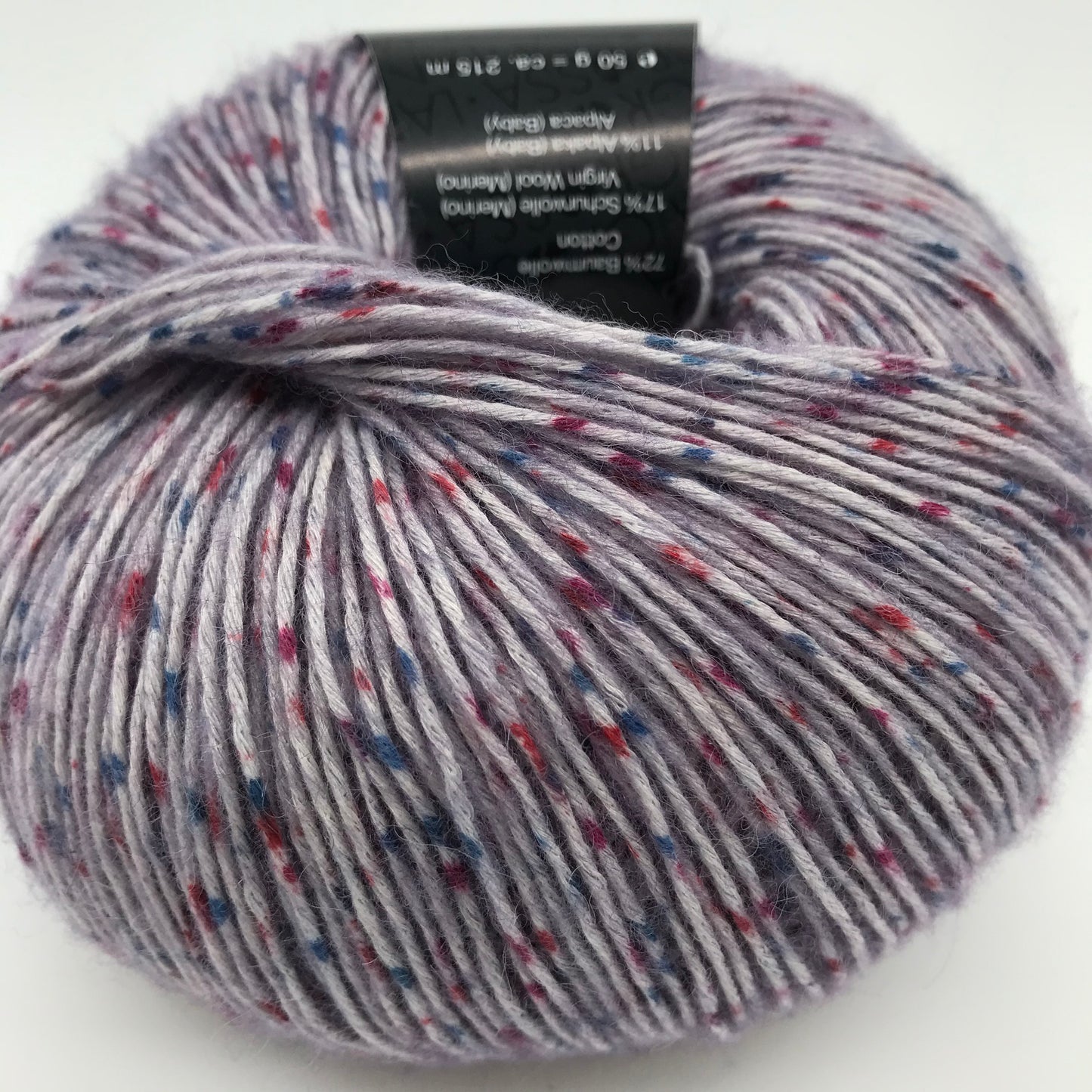Ecopuno Print- Lana Grossa | 215/50 | 72 % Baumwolle 17 % Schurwolle (Merino) 11 % Alpaka (Baby)