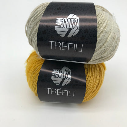 TREFILI - Lana Grossa | ca. 160 m / 50 g| 62 % Baumwolle, 26 % Viskose, 12 % Leinen