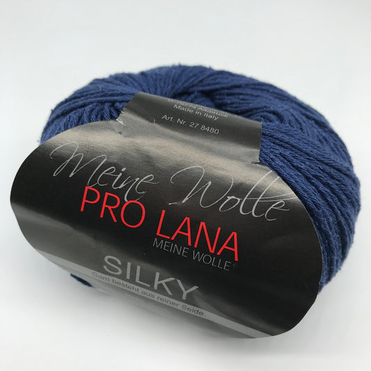 Silky - Pro Lana | 200 m -50 gr | 100% Seide. Garn besteht aus reiner Seide