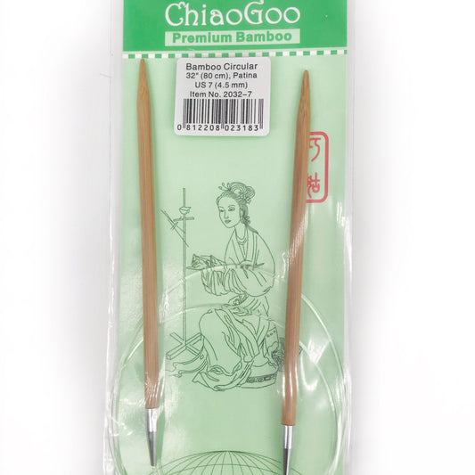 ChiaoGoo Rundstricknadel Bambus Patina PREMIUM