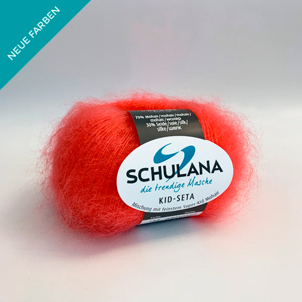 Kid-Seta von Schulana -  70% Mohair  30% Seide  25 g = ca. 210 m