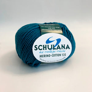 135 Merino-Cotton von Schulana -  53% Schurwolle  47% Baumwolle  50 g = ca. 135 m