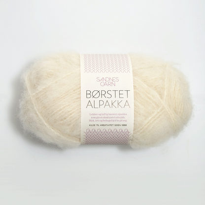BØRSTET ALPAKKA - Sandnes yarn l 50g / approx. 110m l 96% brushed alpaca, 4% nylon 