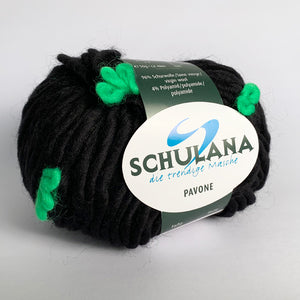 Pavone von Schulana -  96% Schurwolle  4% Polyamid  50 g = ca. 48 m