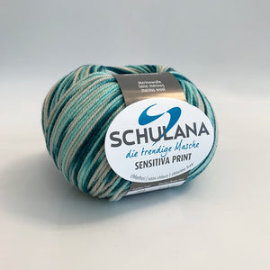 Sensitiva Print von Schulana -  100% Schurwolle  chlorfrei behandelt  50 g = ca. 185 m