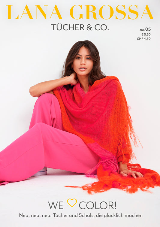 TÜCHER & CO. NO. 5 -Lana Grossa | 2021 | Herbst | Deutsch | Strickheft 