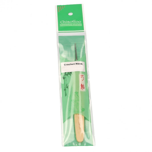 ChiaoGoo - Häkelnadel metall Natural mit Bamboo-Griff