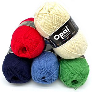 Sockenwolle kaufen Opal Uni 6-fach - Opal l 150 gr / 420 m l 75% Schurwolle (superwash) / 25% Polyamid