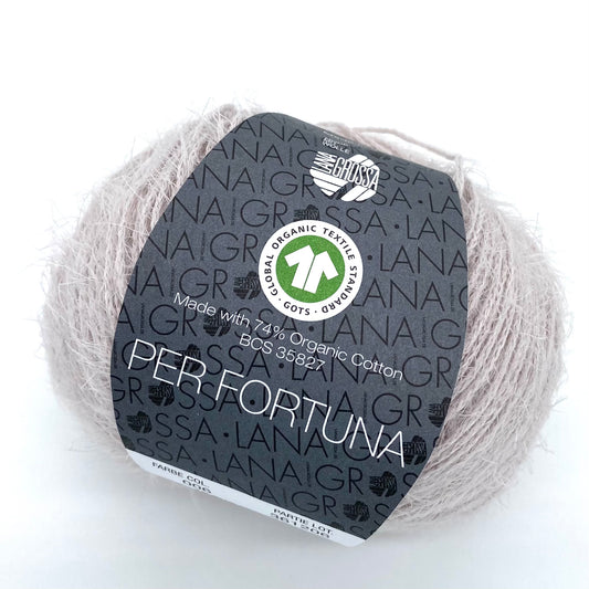 PER FORTUNA - Lana Grossa l ca. 190 m / 50 g l 74 % Baumwolle, 26 % Recyceltes Polyamid