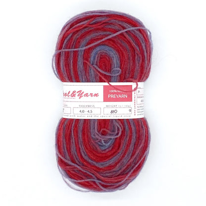 Preyarn -Jõgeva Estonia | ca. 400/450 m -100 gr | 100% Schurwolle