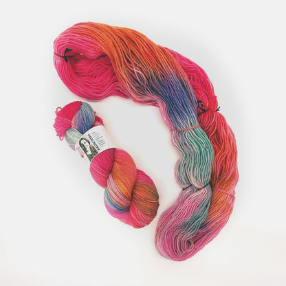 6-ply sock yarn #Nadschiba color 20/07 - Wolle am Michel | 75% virgin wool, 25% polyamide | approx. 420 m - 150 g