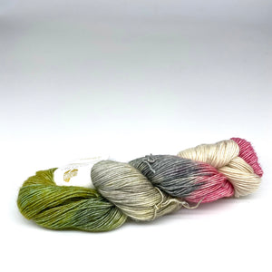 Ecopuno hand-dyed - Lana Grossa | 215/50 | 72 % Baumwolle 17 % Schurwolle (Merino) 11 % Alpaka (Baby)
