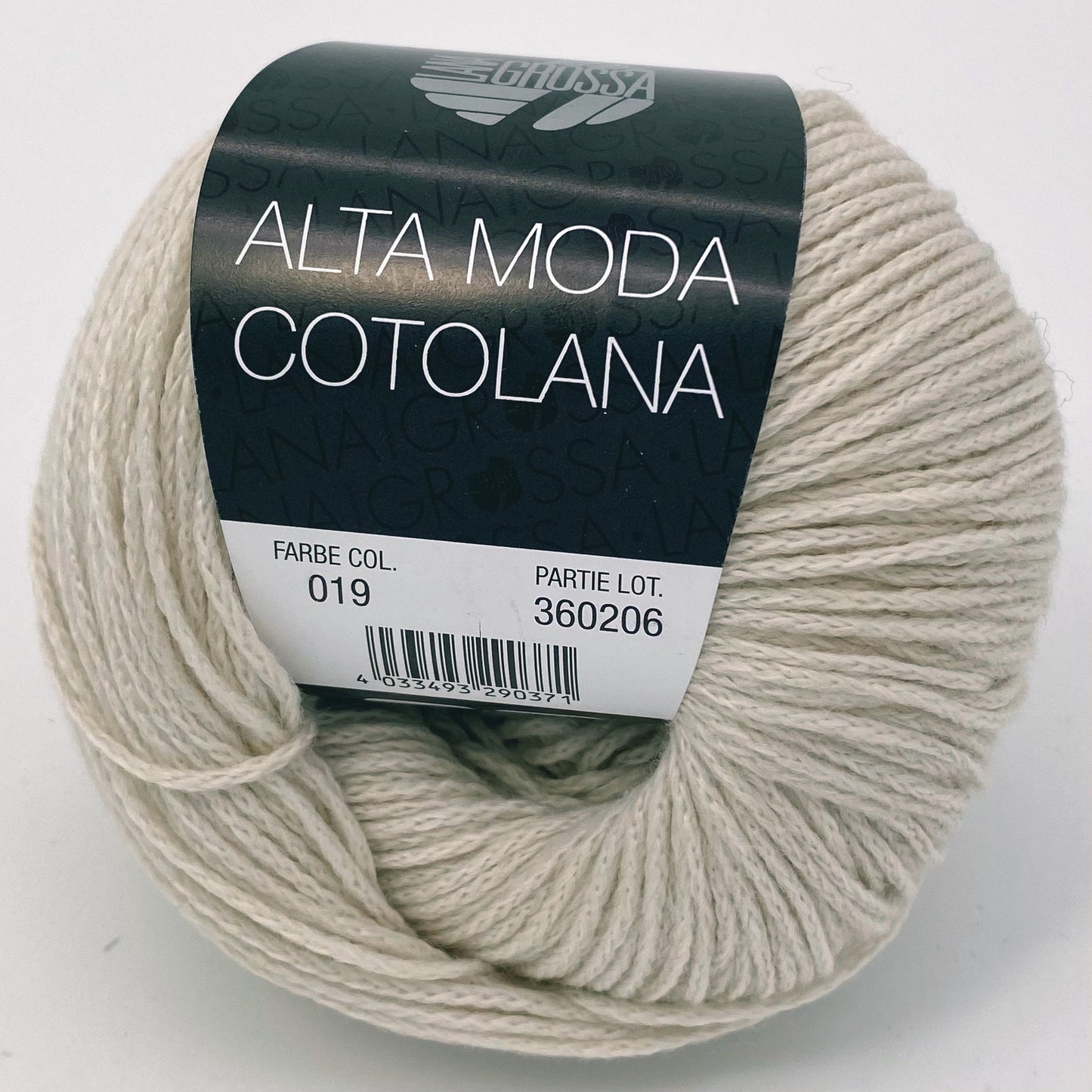 Alta Moda Cotolana - Lana Grossa l 50 gr / 150 m l 45 % Schurwolle (Merino superwash)), 45 % Baumwolle (Pima),  10 % Polyamid