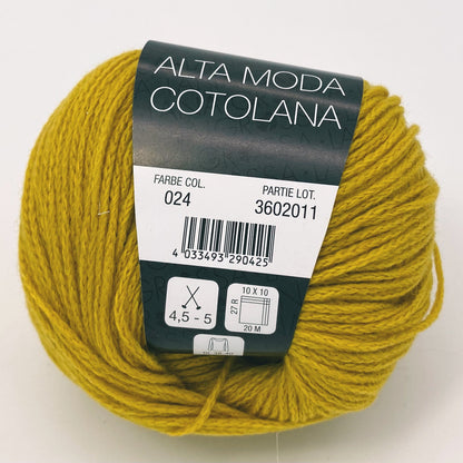 Alta Moda Cotolana - Lana Grossa l 50 gr / 150 m l 45 % Schurwolle (Merino superwash)), 45 % Baumwolle (Pima),  10 % Polyamid