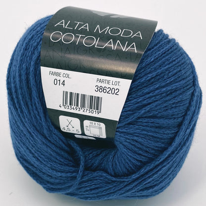 Alta Moda Cotolana - Lana Grossa l 50 gr / 150 m l 45 % Schurwolle (Merino superwash)), 45 % Baumwolle (Pima),  10 % Polyamid