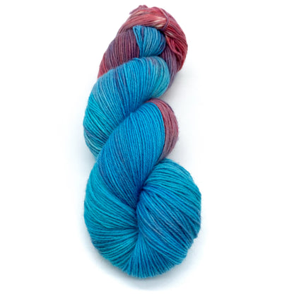 Hand-dyed 4-ply sock yarn «#Nadschiba» Fr.2/12.09