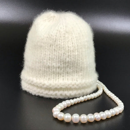 Gift for birth - baby socks and baby hat made of cashmere