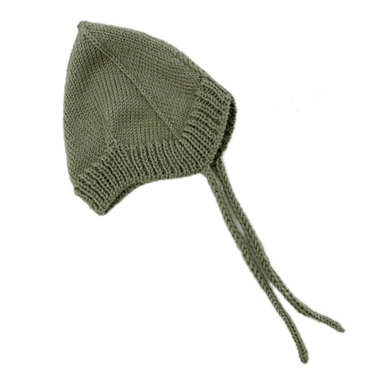 Baby hat "Lily of the Valley" - hand-knitted, 100% virgin wool (superwash)