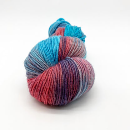 Hand-dyed 4-ply sock yarn «#Nadschiba» Fr.2/12.09